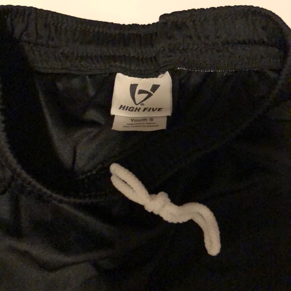 Boys High Five Black Drawstring Shorts 2 pairs